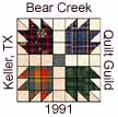 Bear Creek Quilt Guild, Inc.  - 1991