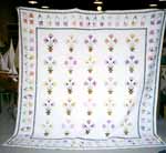 1998 Luscious Lilies - our own design, hand quilted